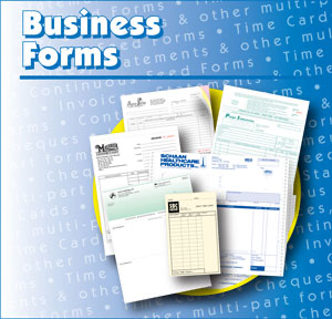 Multi-part business forms